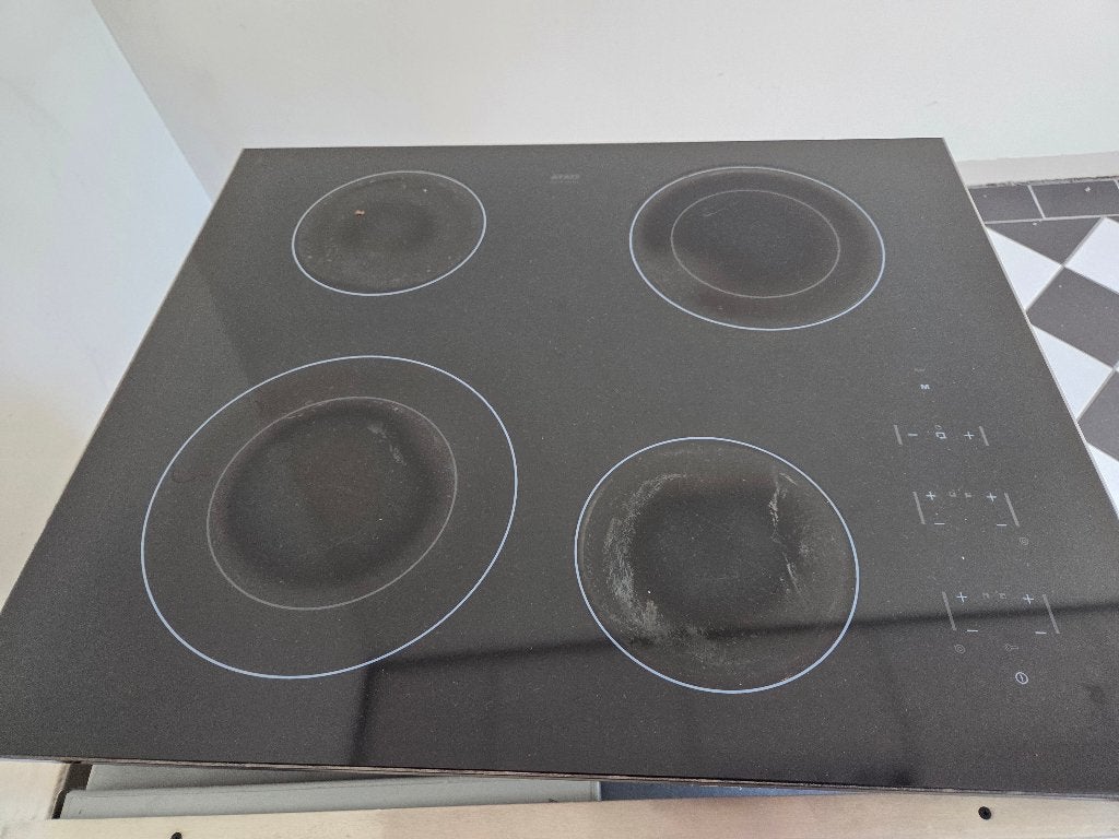 ATAG Electrische kookplaat met oven combinatie, Ophalen, Gebruikt, 4 kookzones, Inbouw