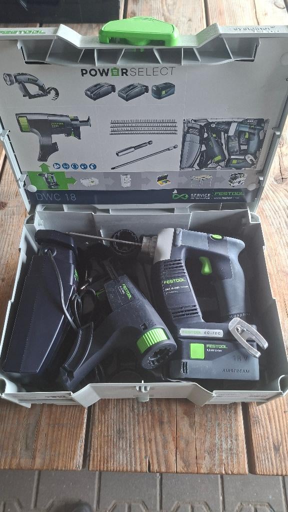 Festool DWC 18-4500 Accu Schroefautomaat bandschroefmachine, ., Ophalen of Verzenden, Zo goed als nieuw, .
