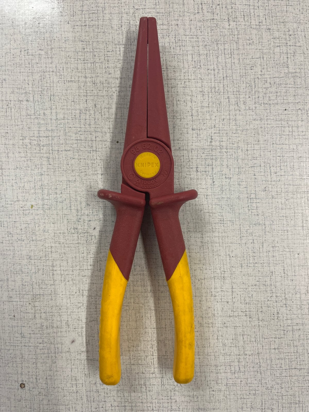 Knipex punttang 98 62 02 VDE 1000V geïsoleerd, Doe-het-zelf en Verbouw, Ophalen, Gebruikt, Tang, Knipex
