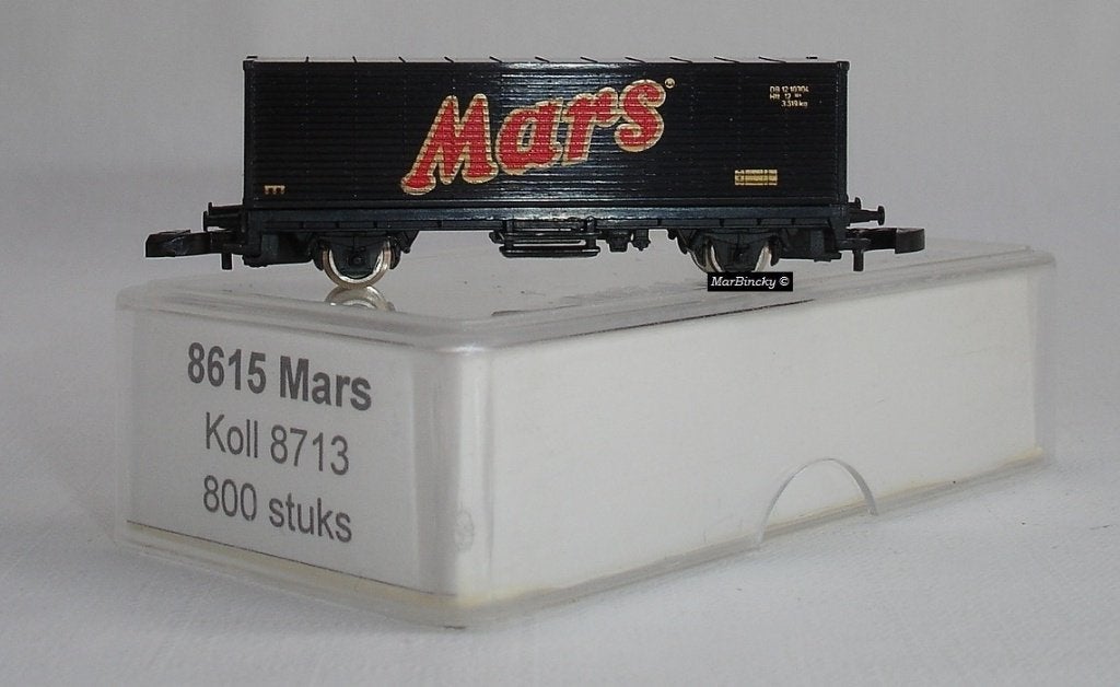 Märklin Z 8615 Mars Containerwagen !, Gelijkstroom, Wagon, Ophalen of Verzenden, Zo goed als nieuw