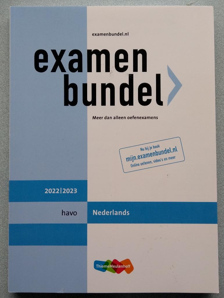 9789006639674 Examenbundel havo Nederlands, Boeken, Verzenden, Zo goed als nieuw, HAVO, Nederlands