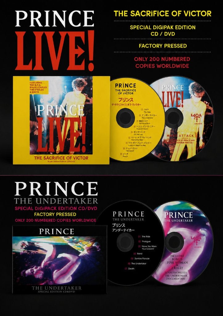 Prince - Sacrifice + The Undertaker CD+DVD SET, Nieuw in verpakking, Inclusief DVD, Album, Verzenden