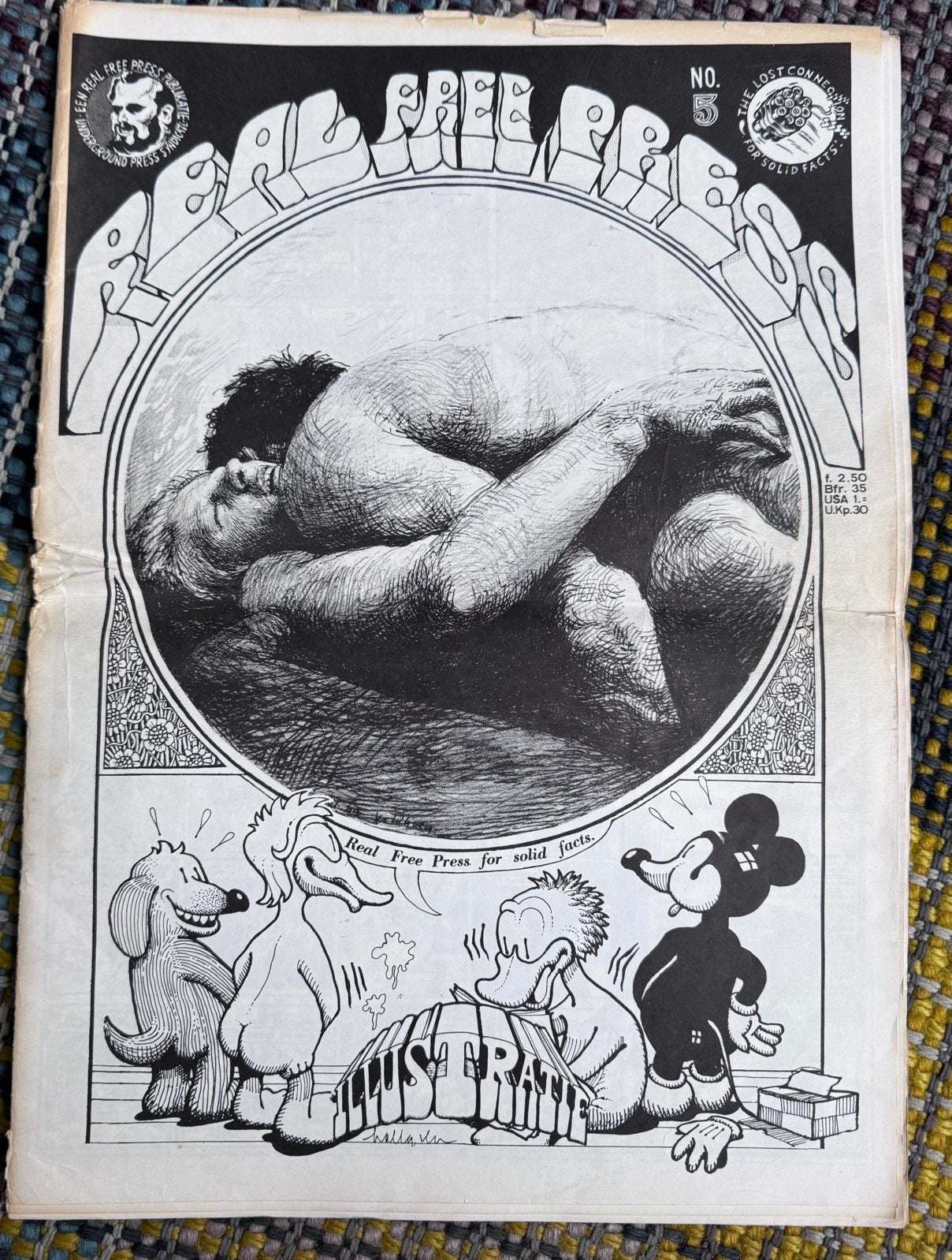 Underground comix Real Free Press nr. 5, Europa, Ophalen of Verzenden, Gelezen, Eén comic