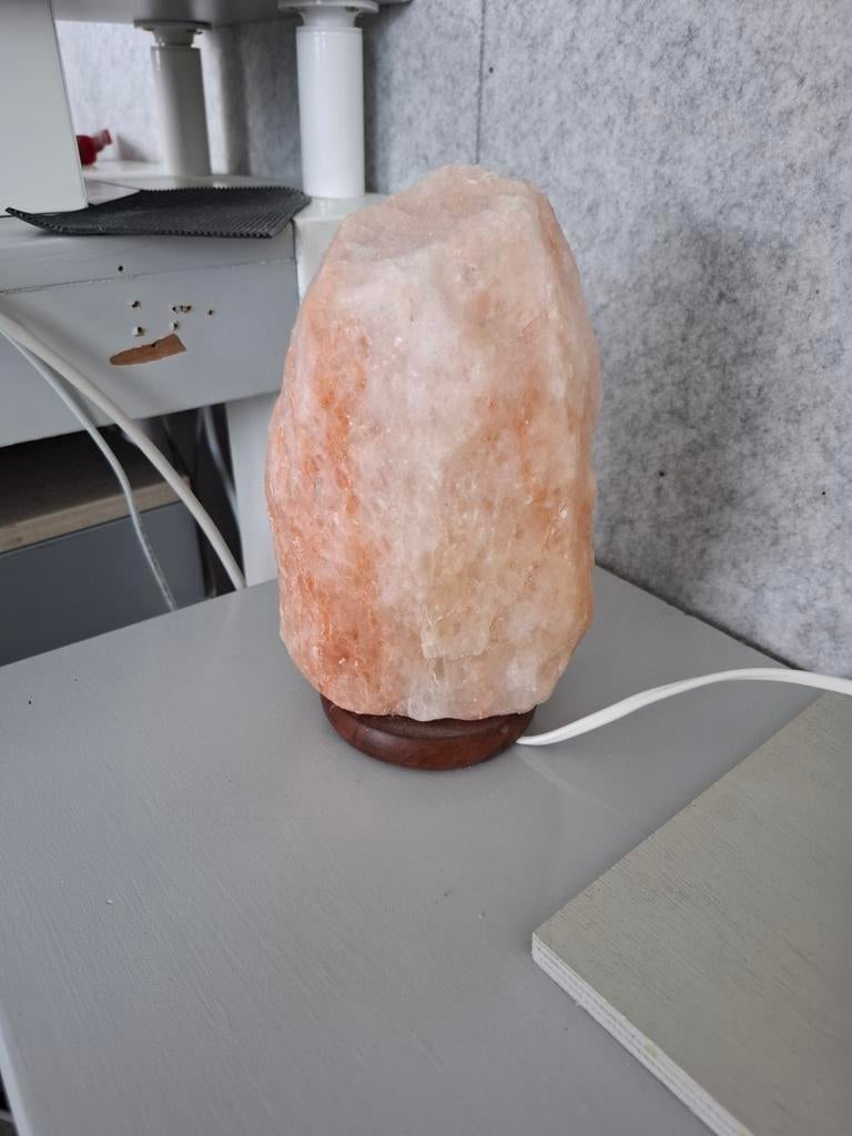 Hymalaya zoutlamp, Ophalen of Verzenden, Zo goed als nieuw, Minder dan 50 cm