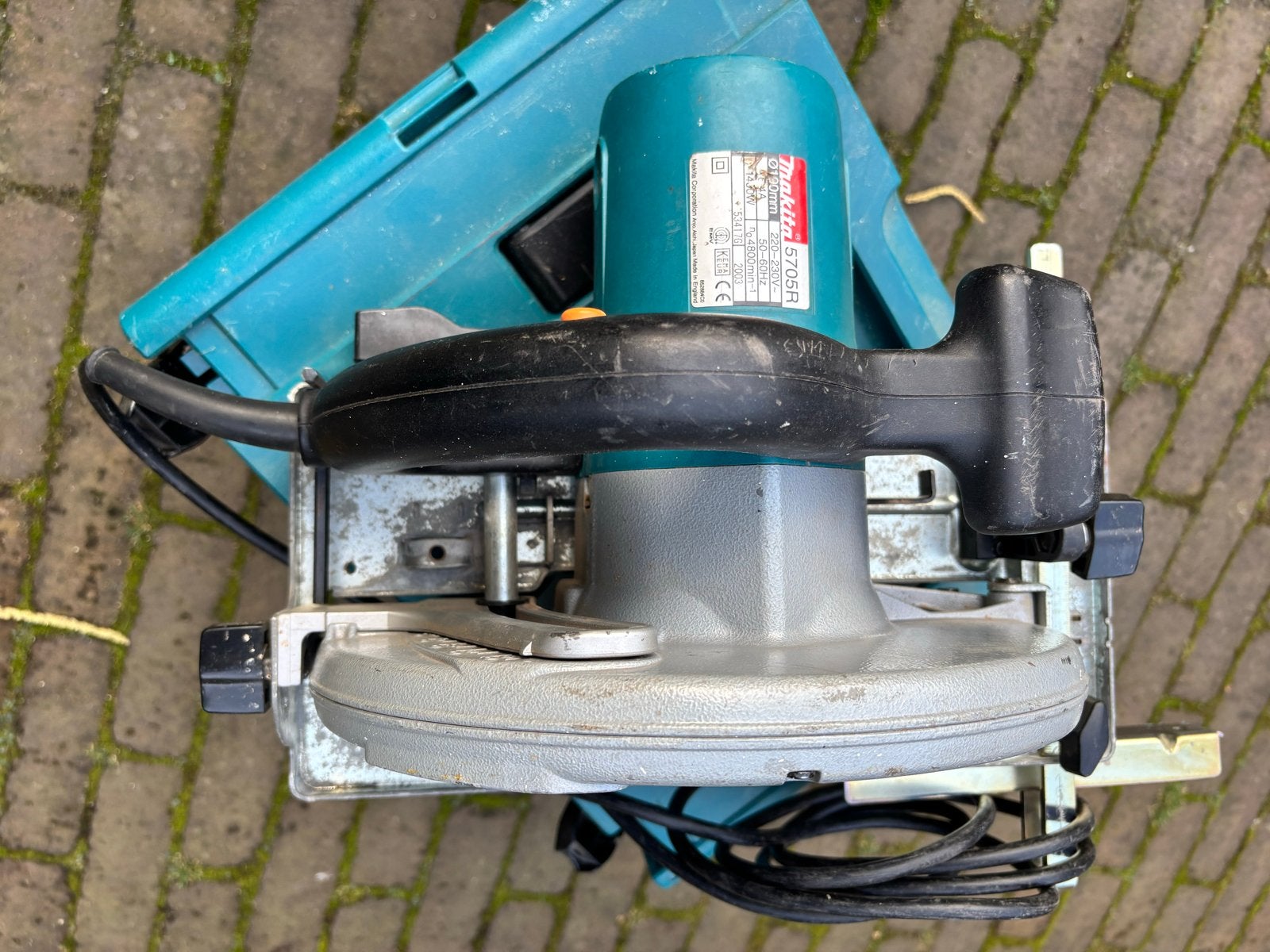 Makita 5705R Cirkelzaag - Krachtig en Betrouwbaar, Ophalen, Gebruikt, Cirkelzaag, 70 mm of meer