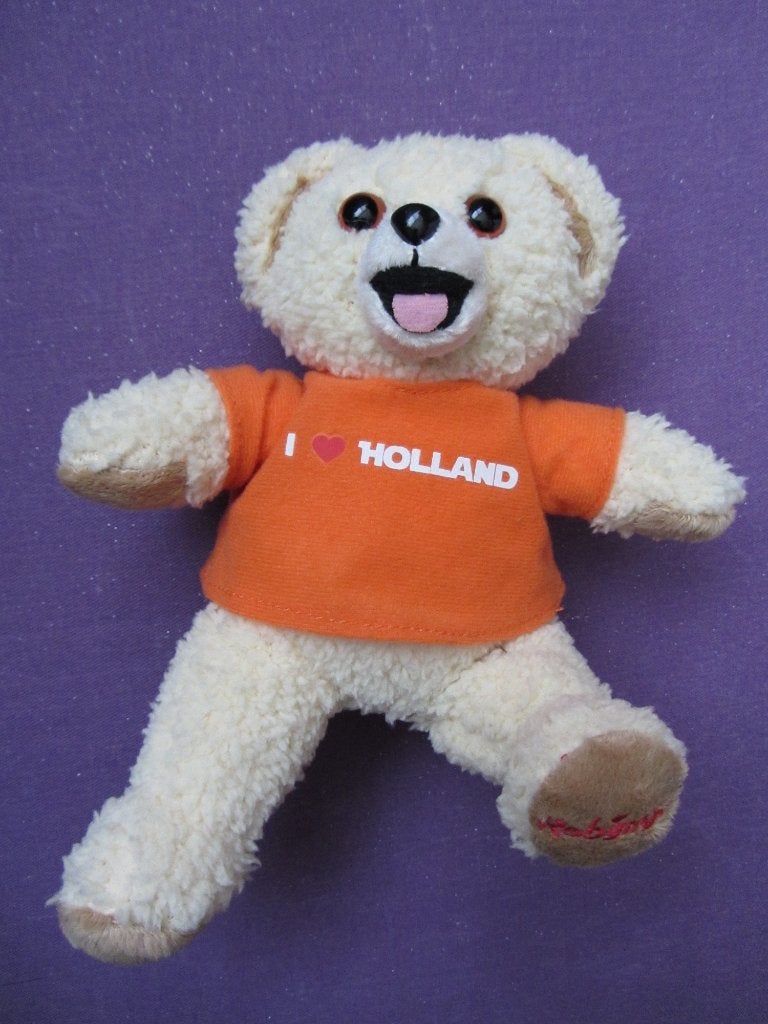 ROBIJN Knuffel BEER ROBIJNTJE - I LOVE HOLLAND. 22 CM, Overige merken, Beer, Nieuw, Ophalen of Verzenden
