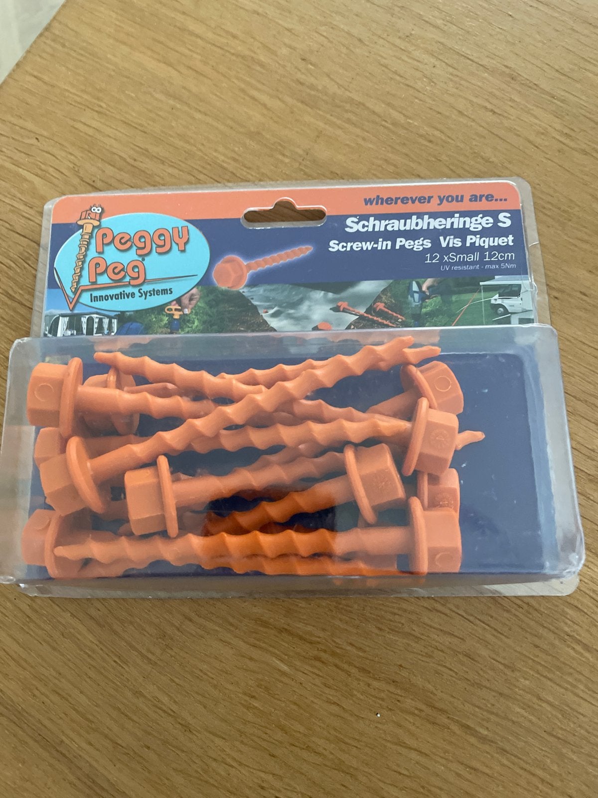 Peggy Peg Schroefharingen S - 12 stuks, 12cm, Ophalen, Nieuw