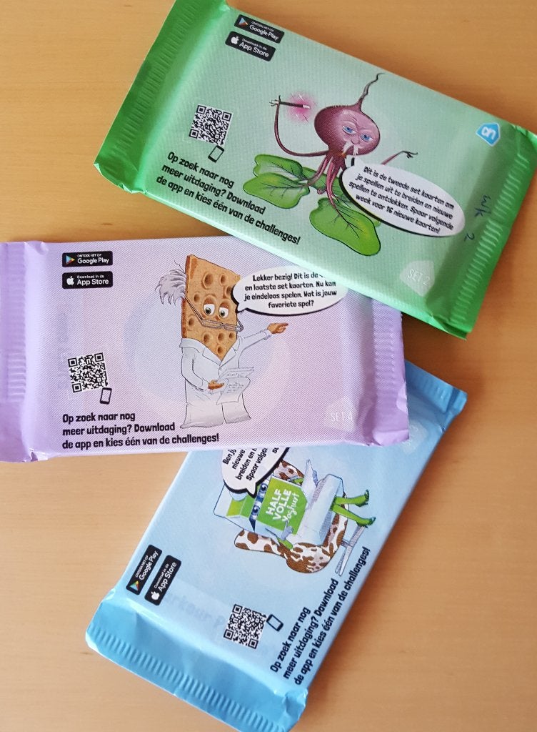 Set Foodstars kaartspellen AH -2 dichte pakjes à 16 kaartjes, Verzamelen, Supermarktacties, Albert Heijn, Ophalen of Verzenden