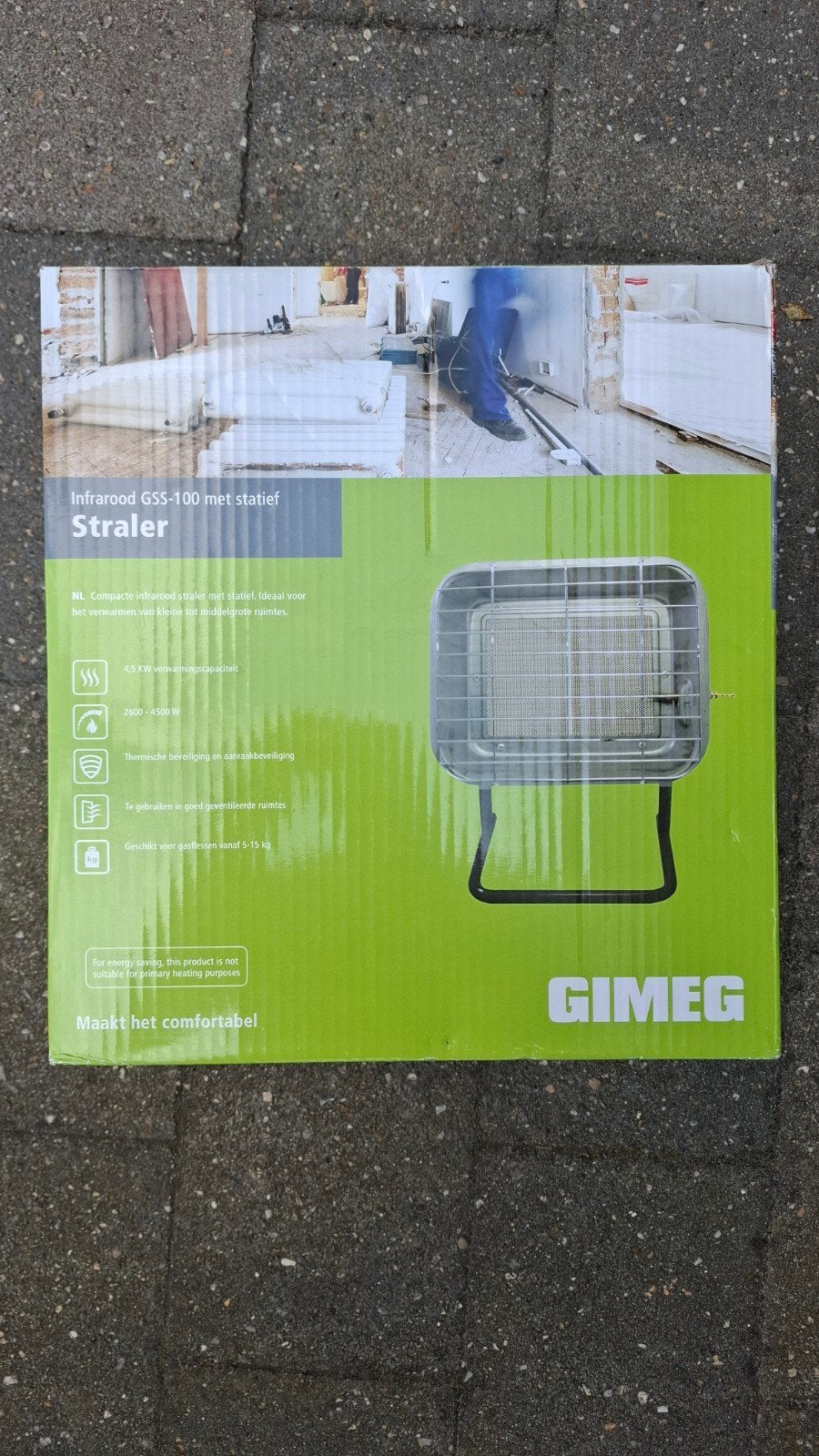 Gimeg Infrarood GSS-100 met statief - Nieuw in doos, Caravans en Kamperen, Ophalen of Verzenden