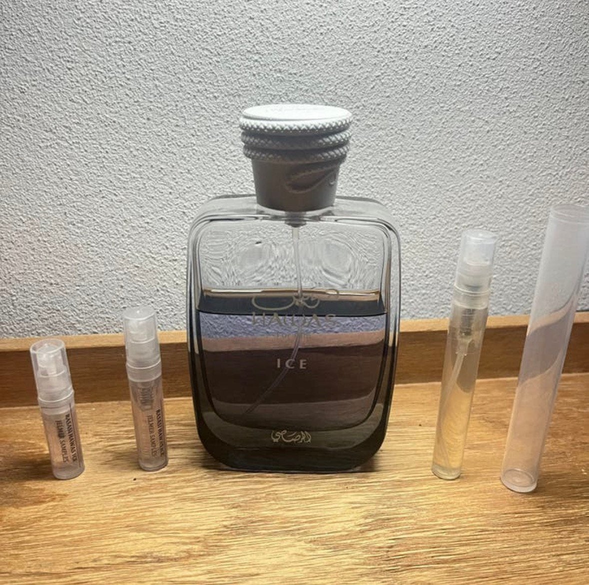 Rasasi - Hawas Ice samples 1-5ml, Ophalen of Verzenden, Zo goed als nieuw