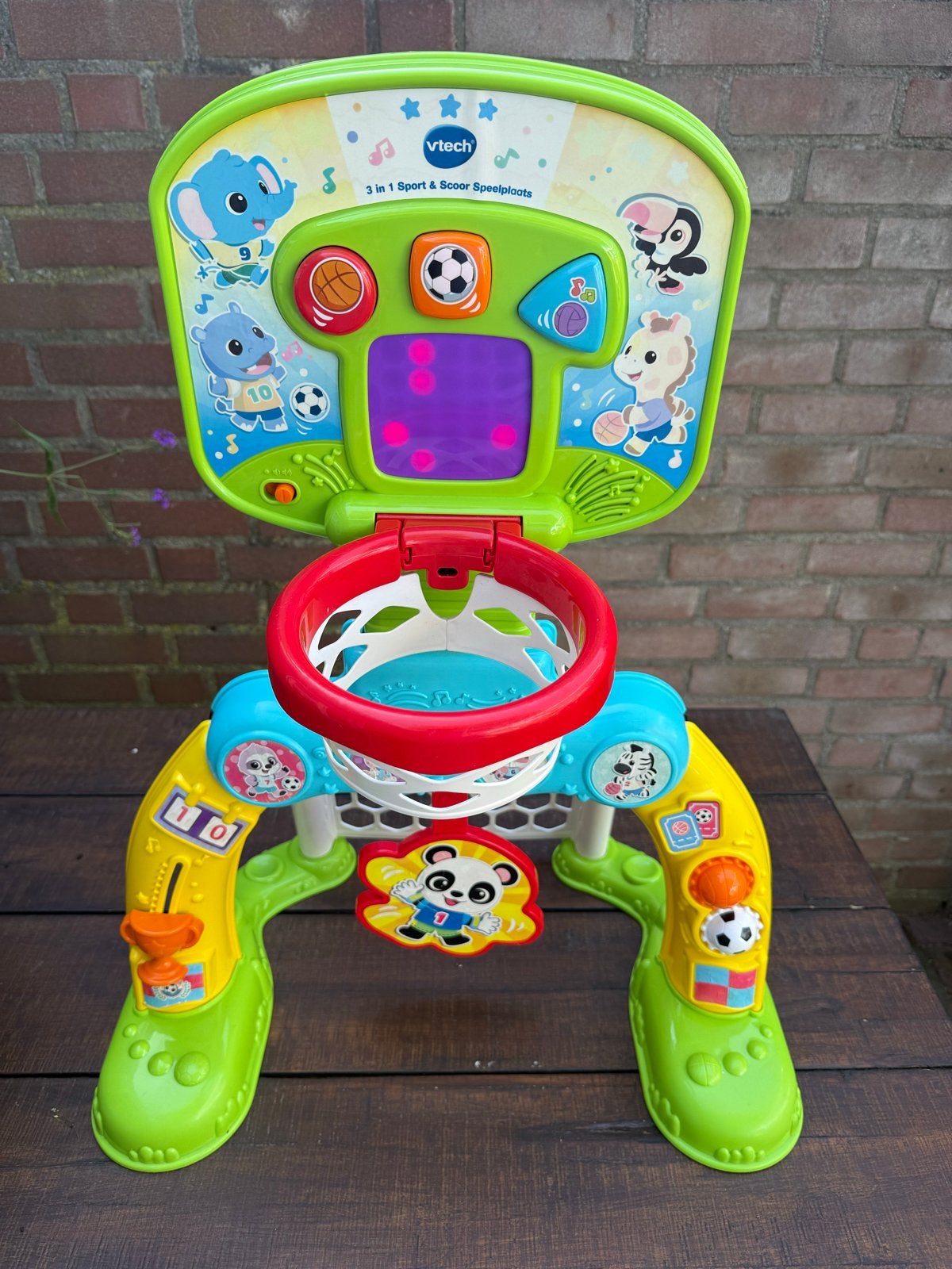 Vtech Voetbal goaltje 3-in-1 Sport & Scoor Speelplaats, Ophalen, Gebruikt, Overige typen, Met geluid