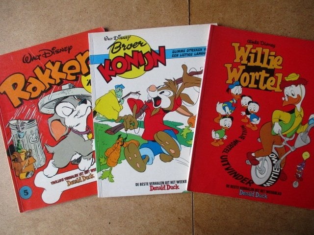 adv8480 willie wortel , broer konijn , rakker, Eén stripboek, Ophalen, Gelezen