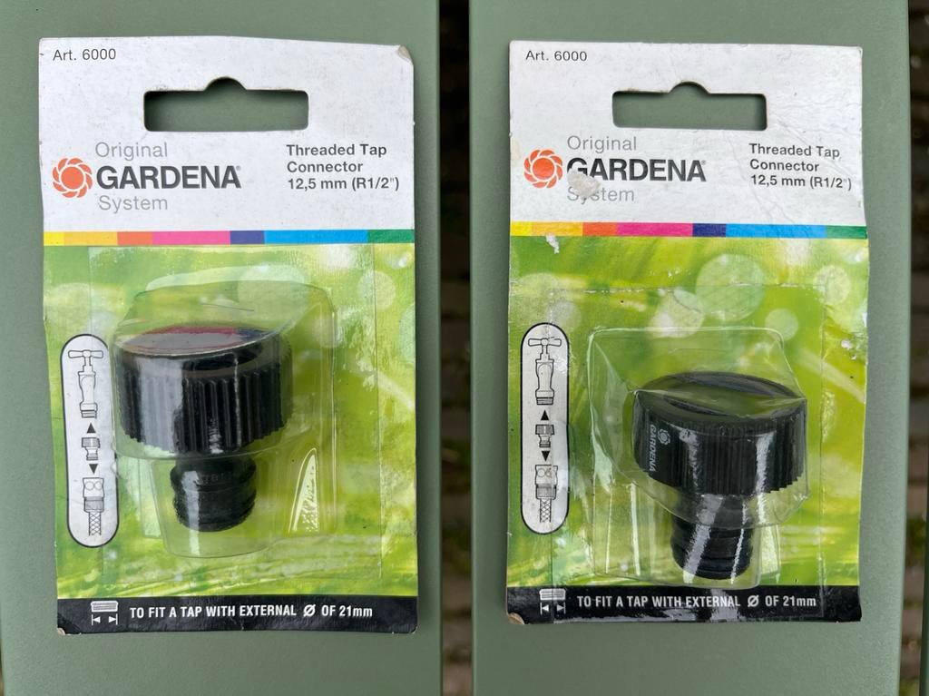 Gardena kraankoppeling 12,5 mm (R1/2") - Nieuw, Ophalen of Verzenden, Nieuw, Tuinslangkoppeling