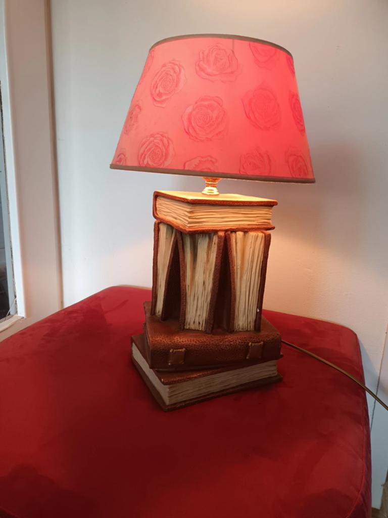 Decoratieve 'boekenlamp', Ophalen of Verzenden