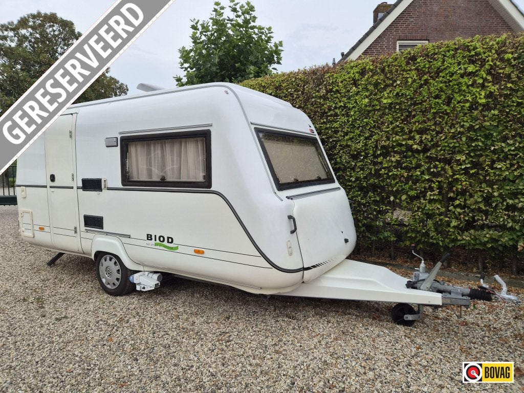 Biod 420 TLH, Caravans en Kamperen, Dwarsbed, Standaardzit, Schokbreker, Tot en met 2