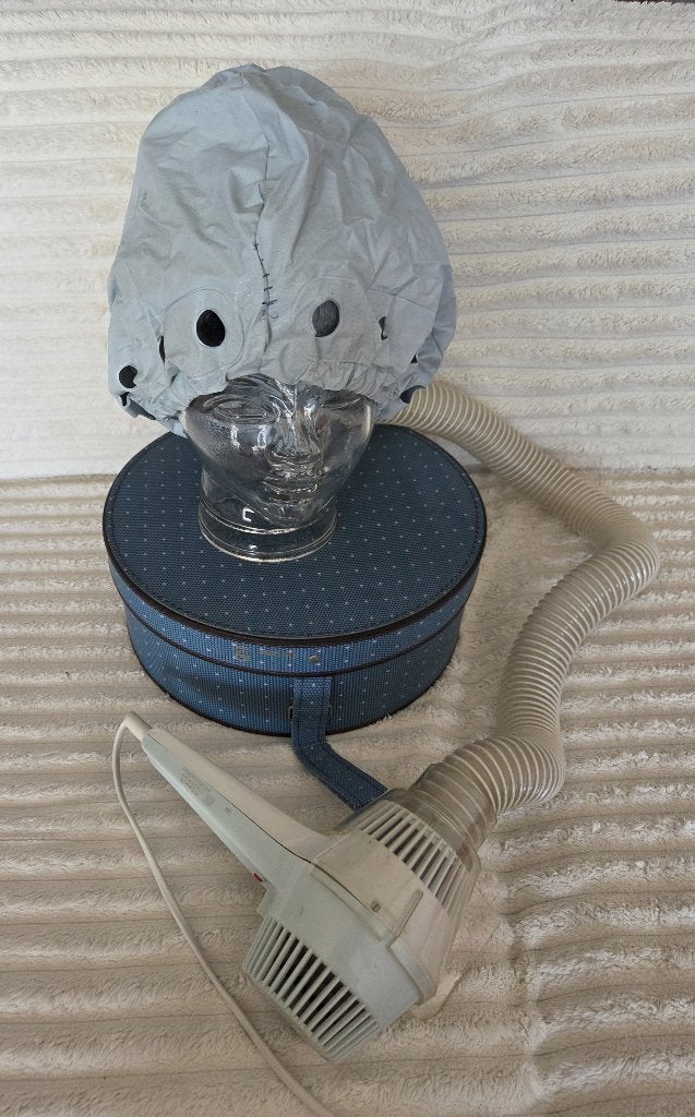 Space Age: Philips haardroger type HK 4100 met kap en föhn, Ophalen of Verzenden, Zo goed als nieuw, Haarverzorging