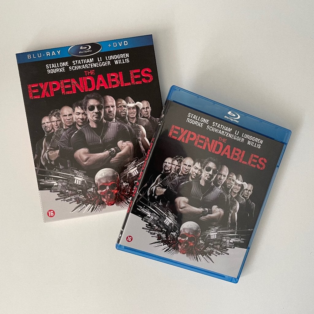 The Expendables – Blu-Ray + DVD, Ophalen of Verzenden, Zo goed als nieuw, Blu-ray, Actie