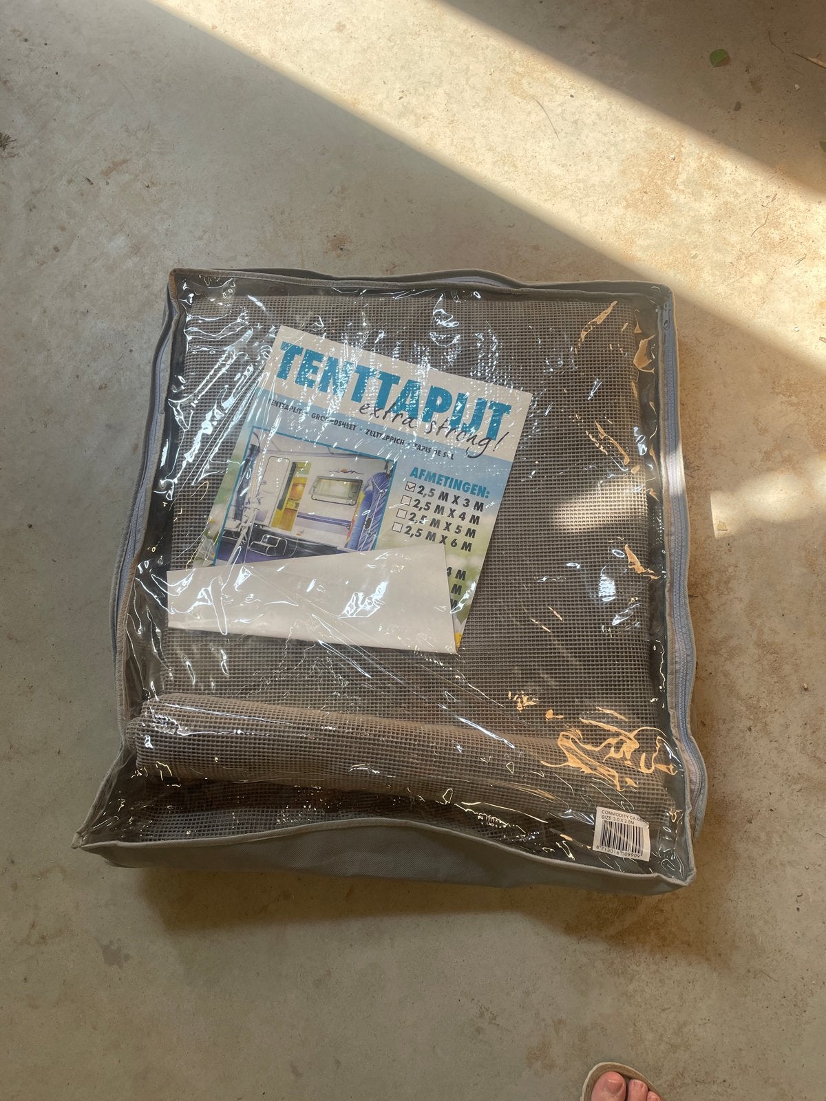 Tenttapijt Extra Strong 2,5 x 3 m, Ophalen of Verzenden, Nieuw