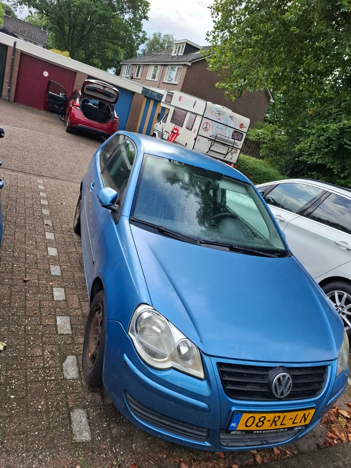 Volkswagen Polo 1.2 FUN 47KW 2005 Blauw, Voorwielaandrijving, Stof, 64 pk, Zwart