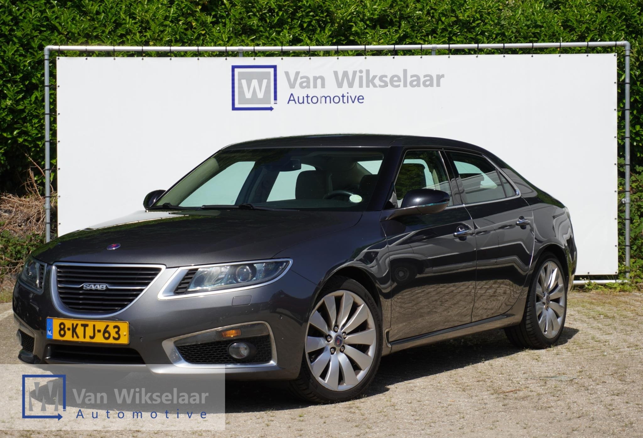 Saab 9-5 2.0T BioPower Aero Exklusiv XWD, Auto's, Saab, Euro 5, Gebruikt, 2000 kg, Leder