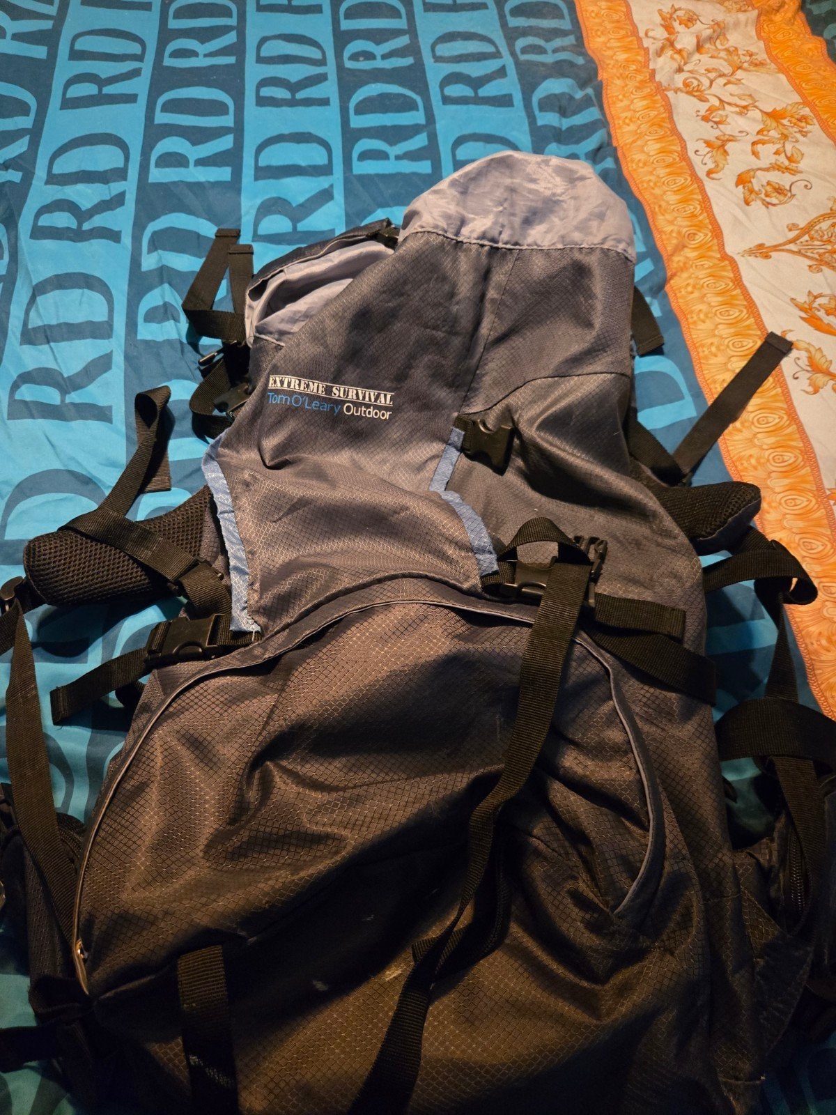 Mooie backpacker rugzak 40-50 liter, Ophalen, Gebruikt, Zwart, Overige typen