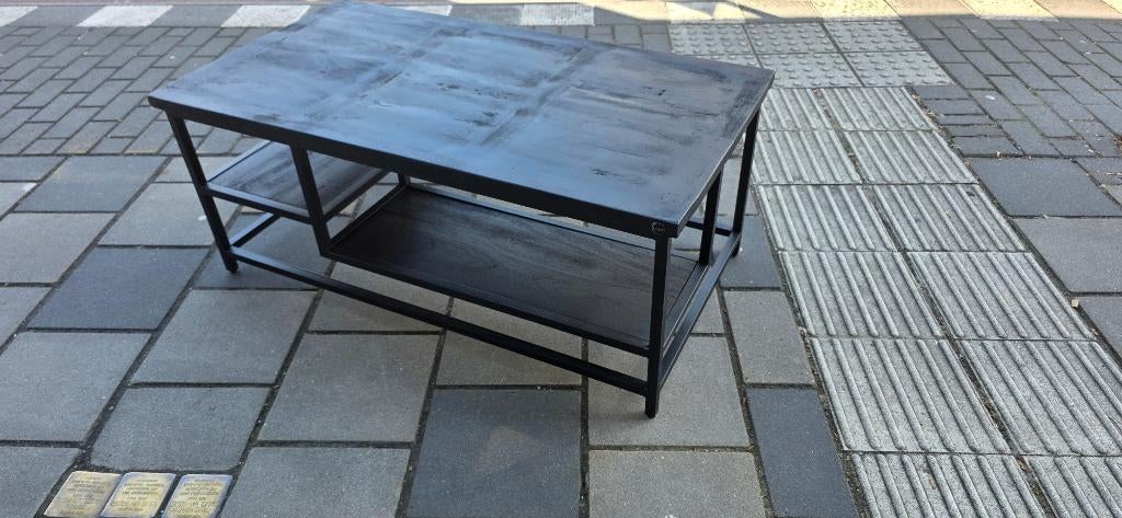 Stoere Industriële Salontafel – van €299 voor slechts €125!, Huis en Inrichting, Tafels | Salontafels, Ophalen, JaRa, 100 tot 150 cm