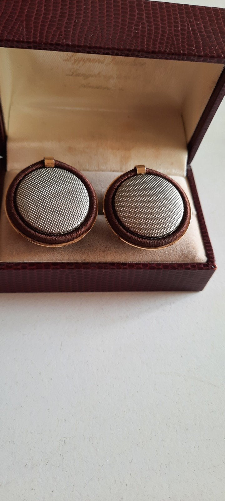 Vintage modernistische oorbellen  Langani design, Sieraden, Tassen en Uiterlijk, Ophalen of Verzenden, Overige materialen