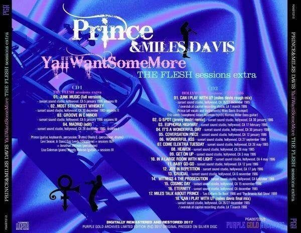 Prince & Miles Davis -Y'all Want Some More THE FLESH 2CD, Nieuw in verpakking, Speciale editie, Album, Verzenden