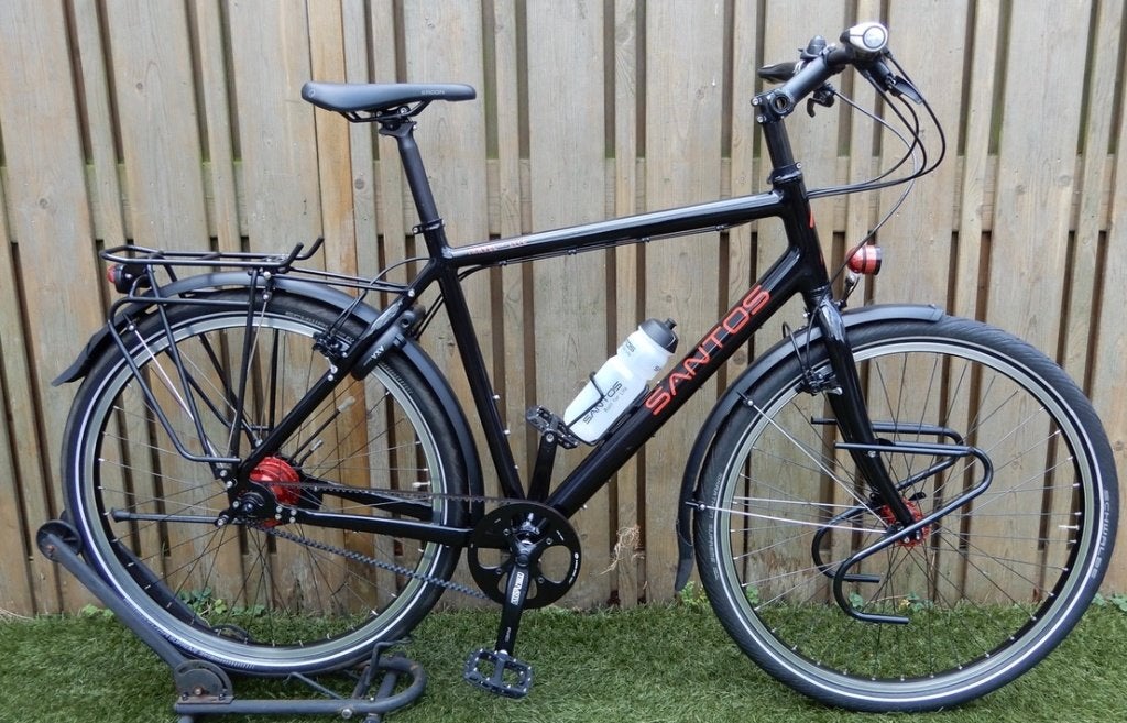 Santos Travel Lite 57 Cm Rohloff+Son+Magura Riemaandrijving, Ophalen, 28 inch, Zo goed als nieuw, 57 tot 61 cm