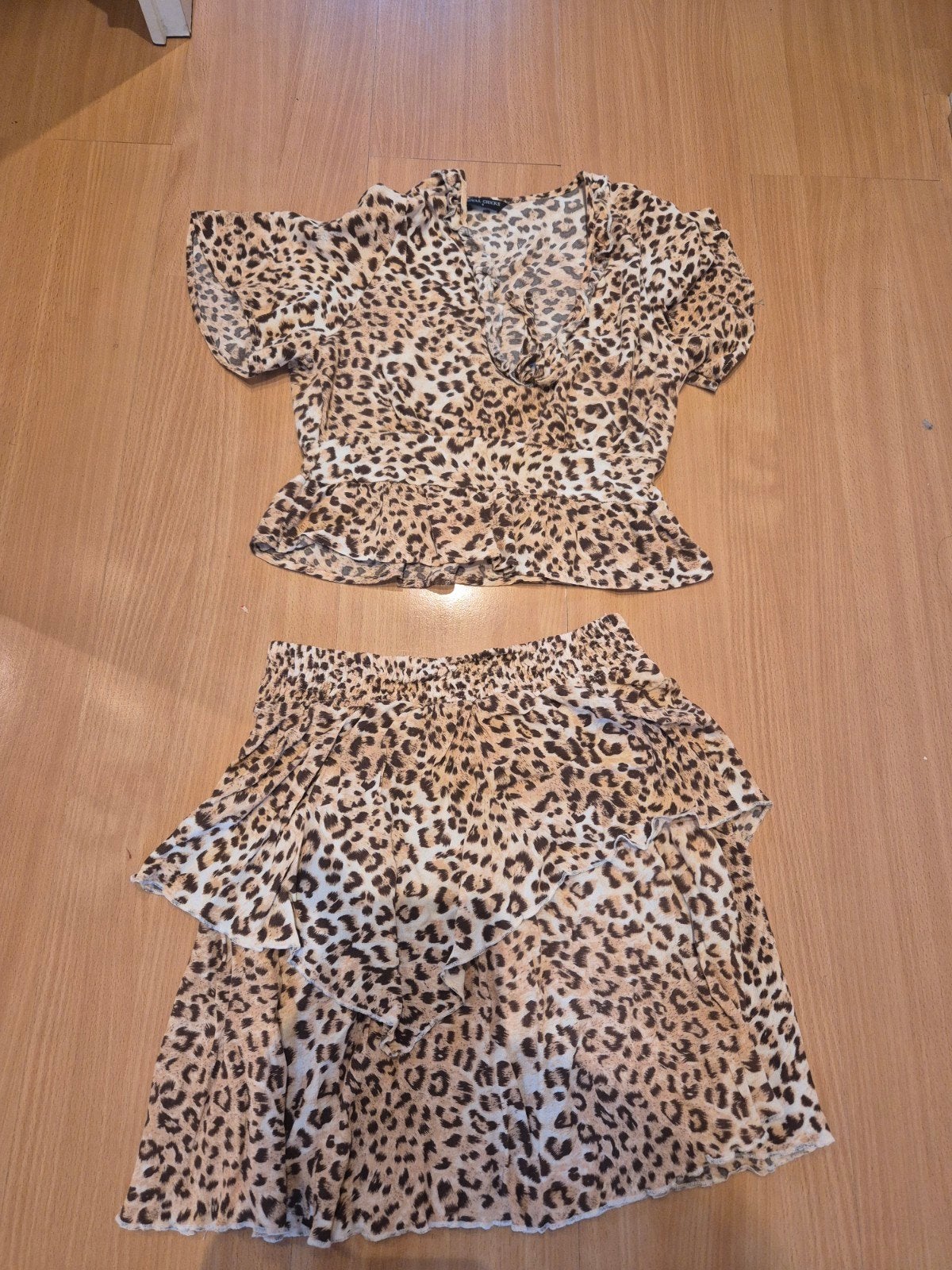Royal Chicks Luipaard Co-ord Set Maat S - Zo goed als nieuw, Royal Chicks, Ophalen of Verzenden, Zo goed als nieuw