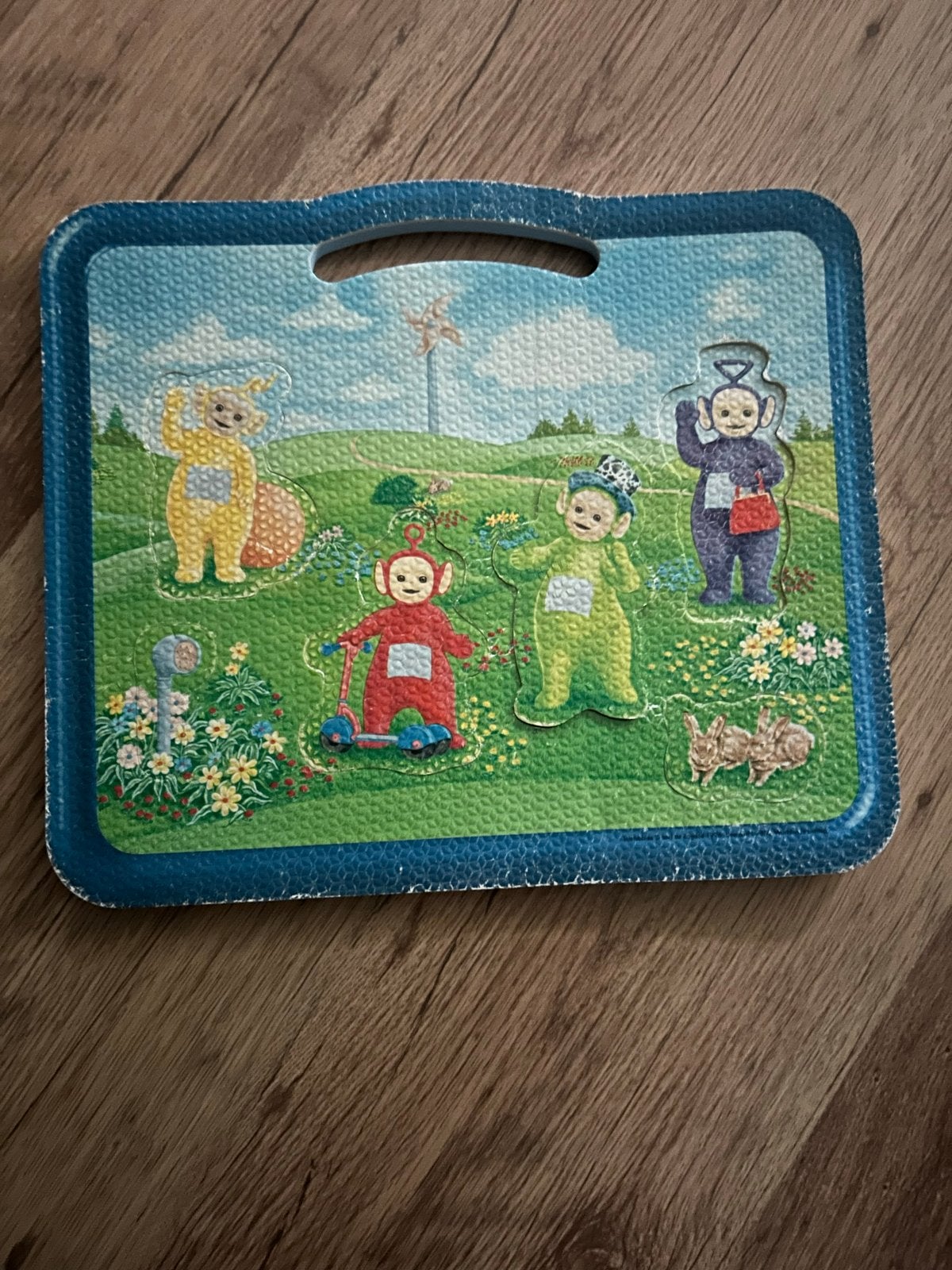 Teletubbies  foam puzzel, Ophalen of Verzenden, Minder dan 10 stukjes, Gebruikt, 6 maanden tot 2 jaar