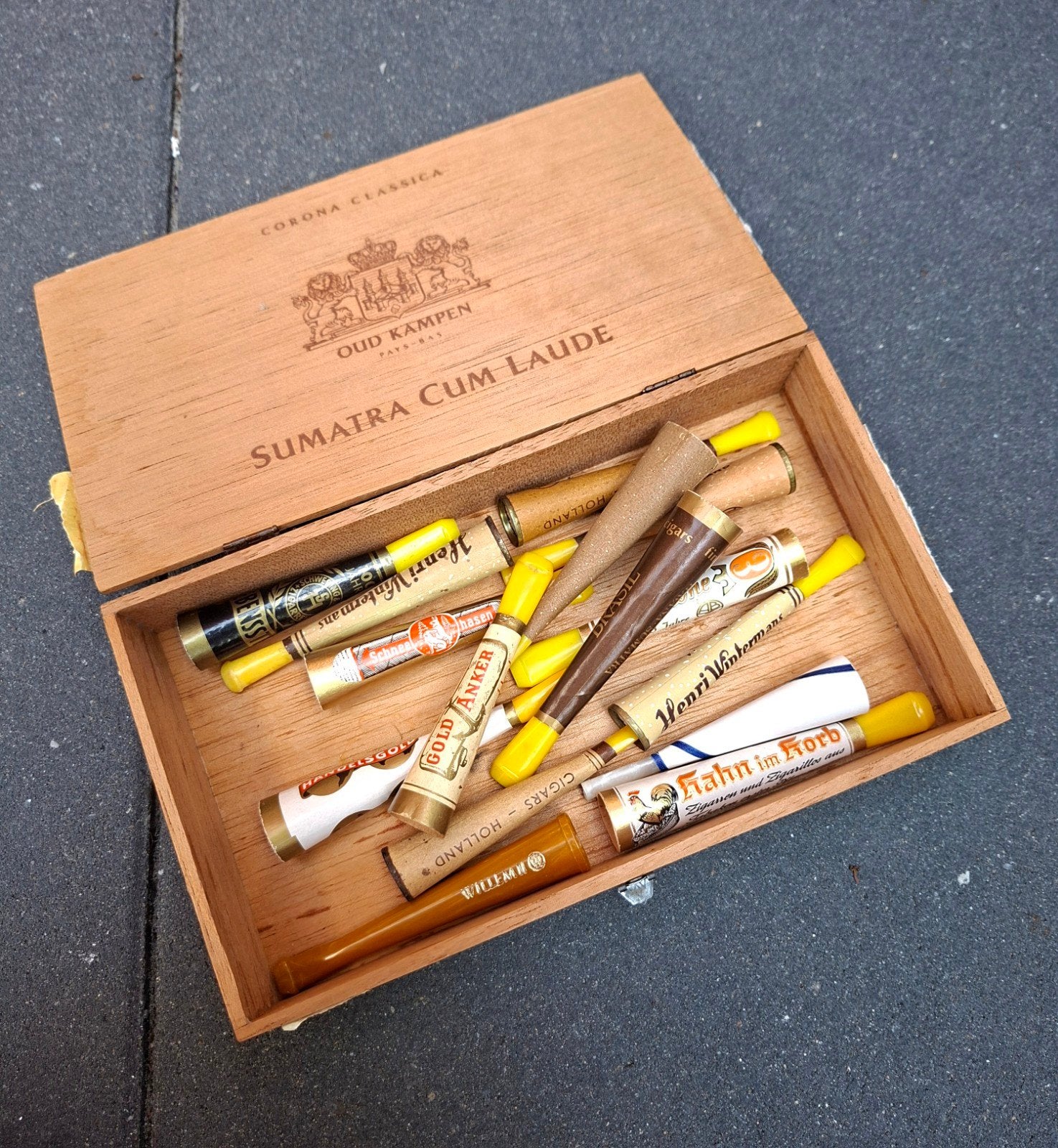 Sigaren pijpjes                              15 stuks, Ophalen of Verzenden, Tabaksdoos of Verpakking