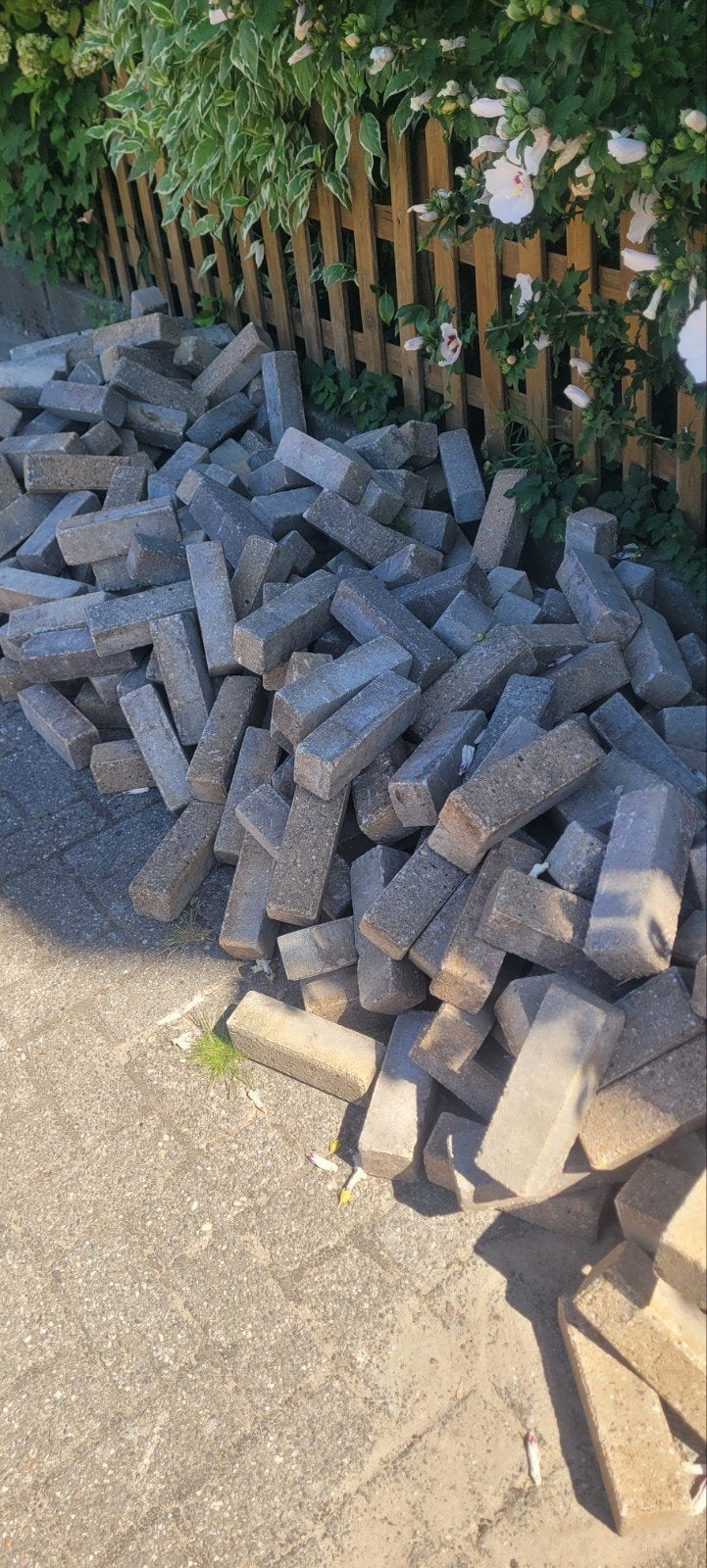 Mooie waaltjes (ca. 6m2) - gratis af te halen, Ophalen, Gebruikt, Bakstenen