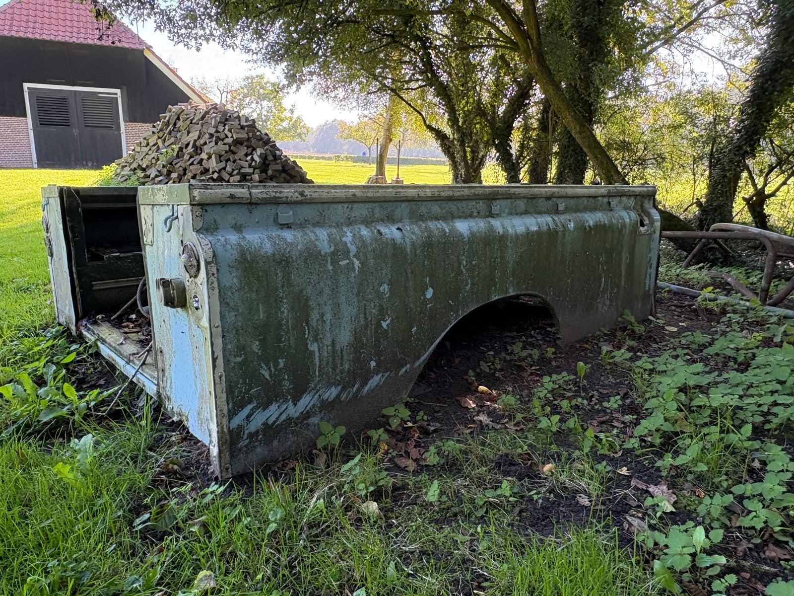 Land Rover Series 2/3 pick-up laadbak, Achterklep, Ophalen of Verzenden, Achter, Gebruikt