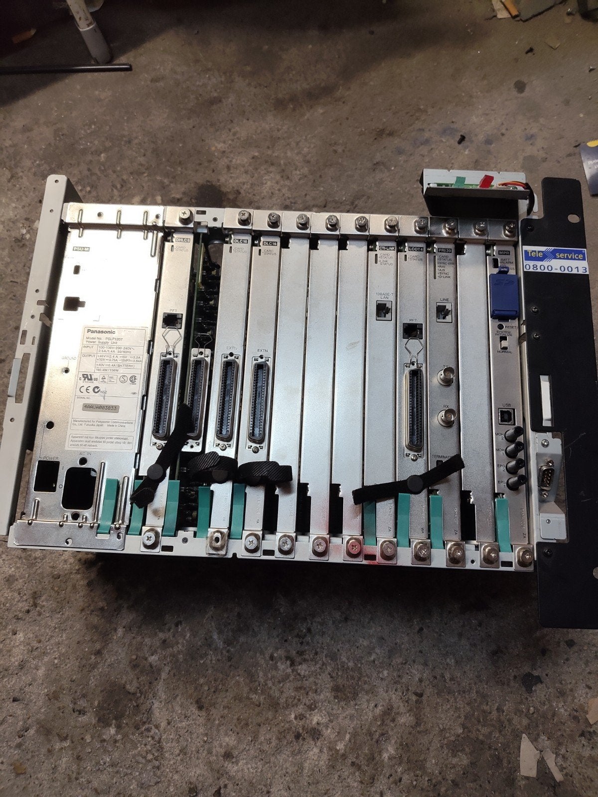 Panasonic PSLP1207 Telefoonsysteem/ISDN-centrale, Ophalen of Verzenden, Gebruikt, ISDN-centrale