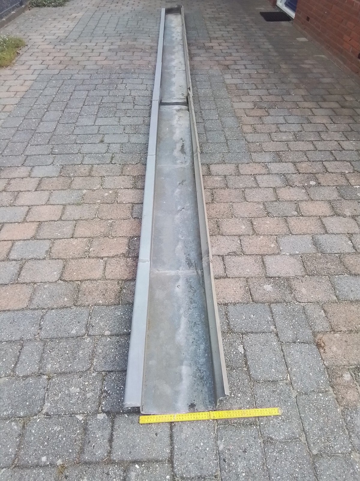 ZINKEN DAKGOOT   7,4 m lengte, Ophalen