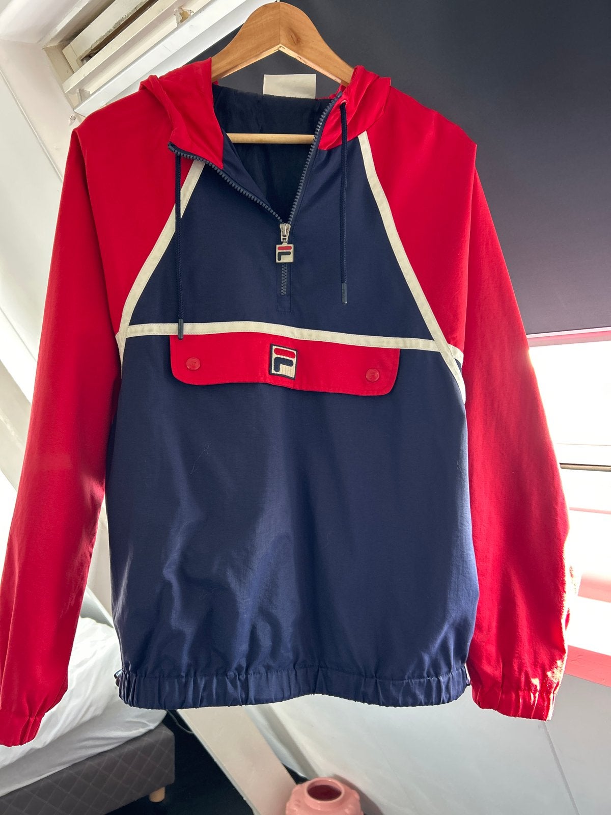 Fila Zomerjas - Rood, Blauw, Wit, Ophalen of Verzenden, Zo goed als nieuw, Maat 36 (S), Rood