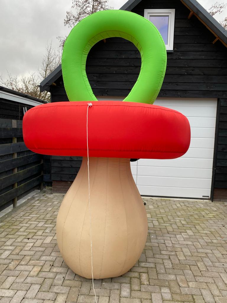 Te Koop Opblaasbare speen geboortebord!, Hobby en Vrije tijd, Feestartikelen | Verhuur, Ophalen, Gebruikt, Geboorte of Huwelijk
