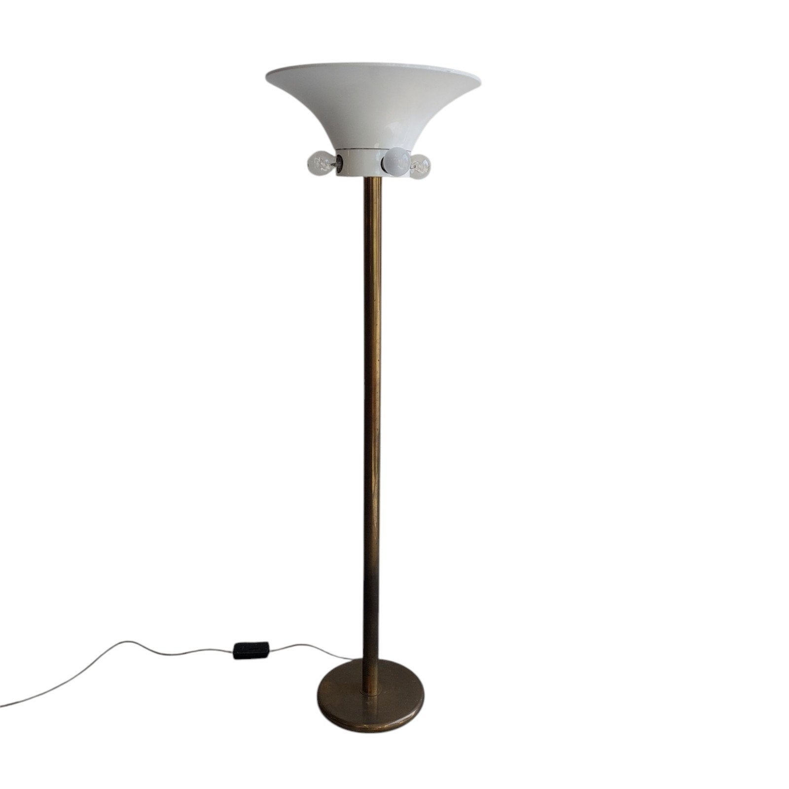 Vintage (Staff?) vloerlamp, Ophalen, Overige materialen, Gebruikt, E27 (groot)