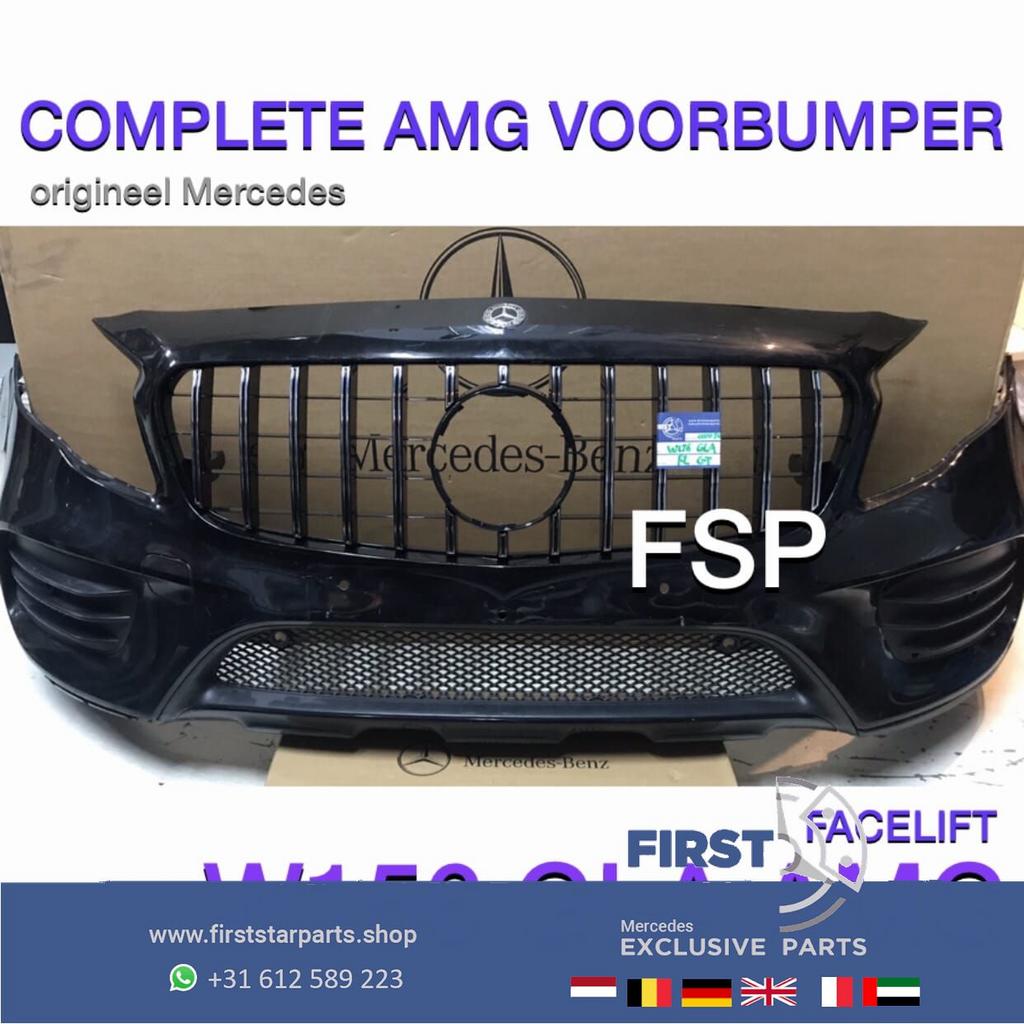 W156 X156 GLA AMG GT VOORBUMPER FACELIFT COMPLEET 2013-2020, Gebruikt, -, Voor, Ophalen of Verzenden