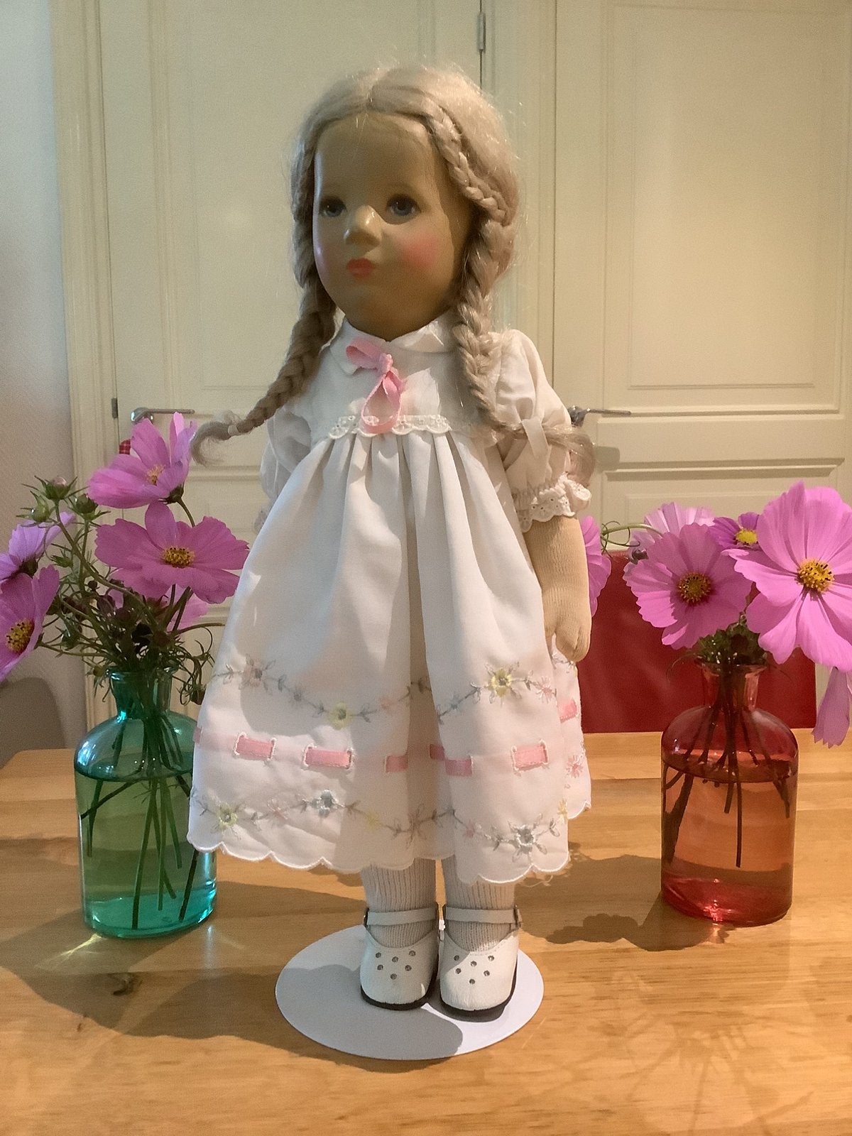 Kathe Kruse Franziska 35 cm. Juli 1987, Ophalen of Verzenden, Zo goed als nieuw, Pop