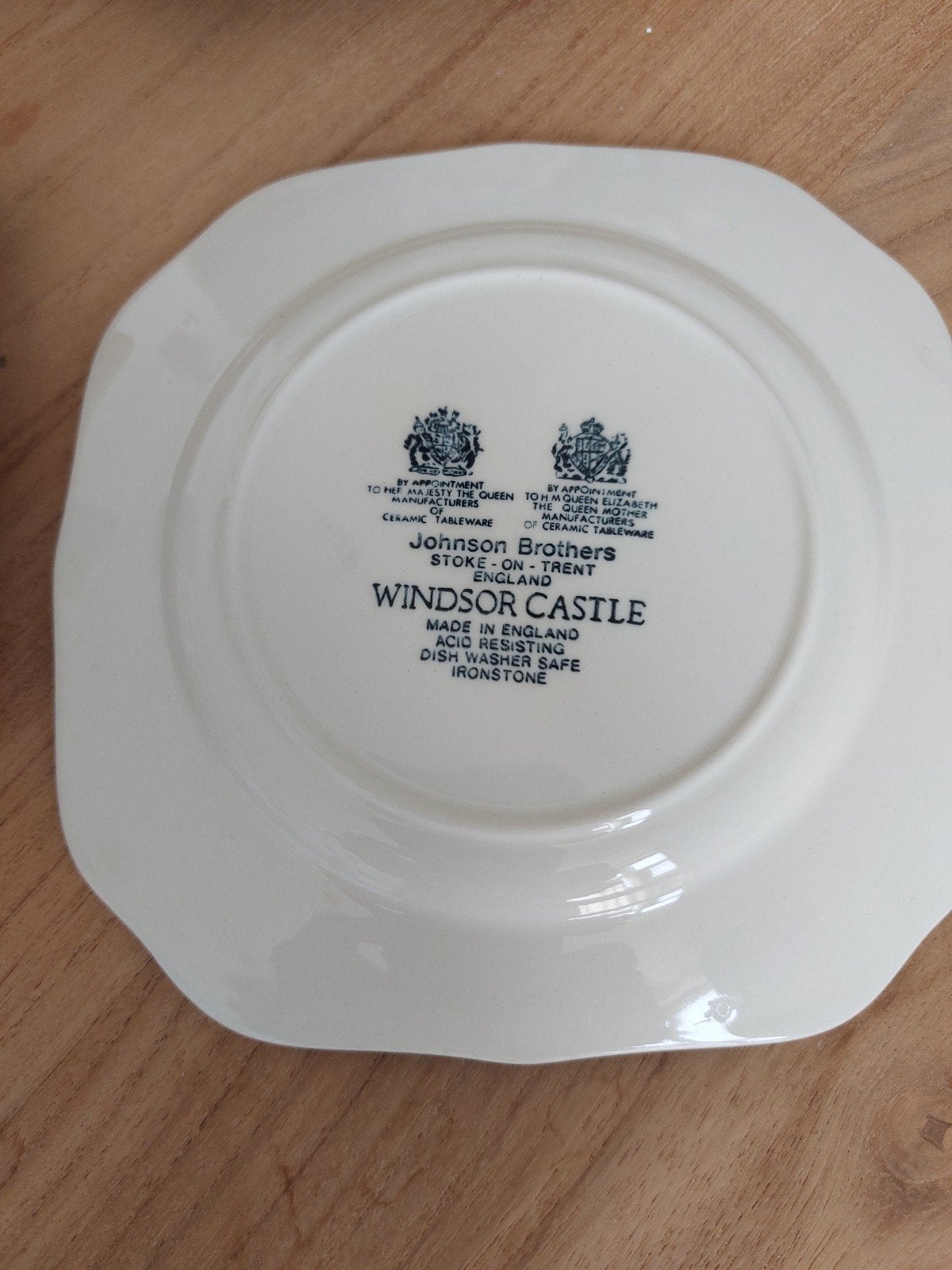 9x Antieke gebaksbordjes Windsor Castle - Johnson Brothers, Ophalen of Verzenden