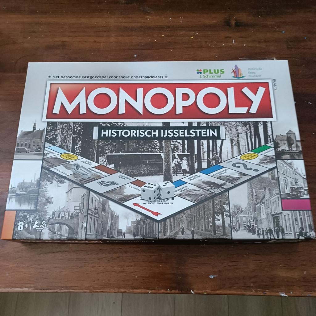 Monopoly Historische IJsselstein - Editie Bordspel, Vijf spelers of meer, Ophalen of Verzenden, Zo goed als nieuw, Reisspel
