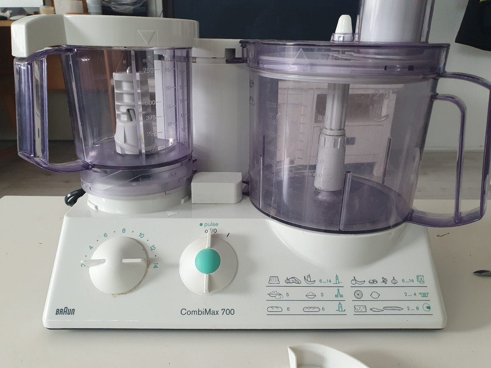Keukenmachine Braun Multiquick 7/ K700 Foodprocessor (600W), Ophalen, 3 snelheden of meer