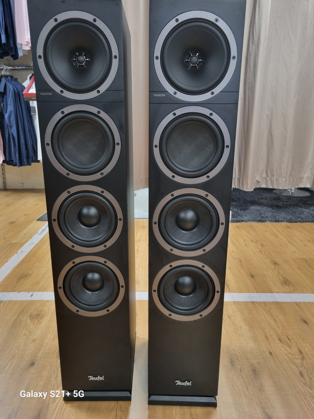 ✅TEUFEL THEATER 500 HiFi vloerstaande luidspreker zwart, Vloerstaande luidspreker, -, -, Ophalen of Verzenden