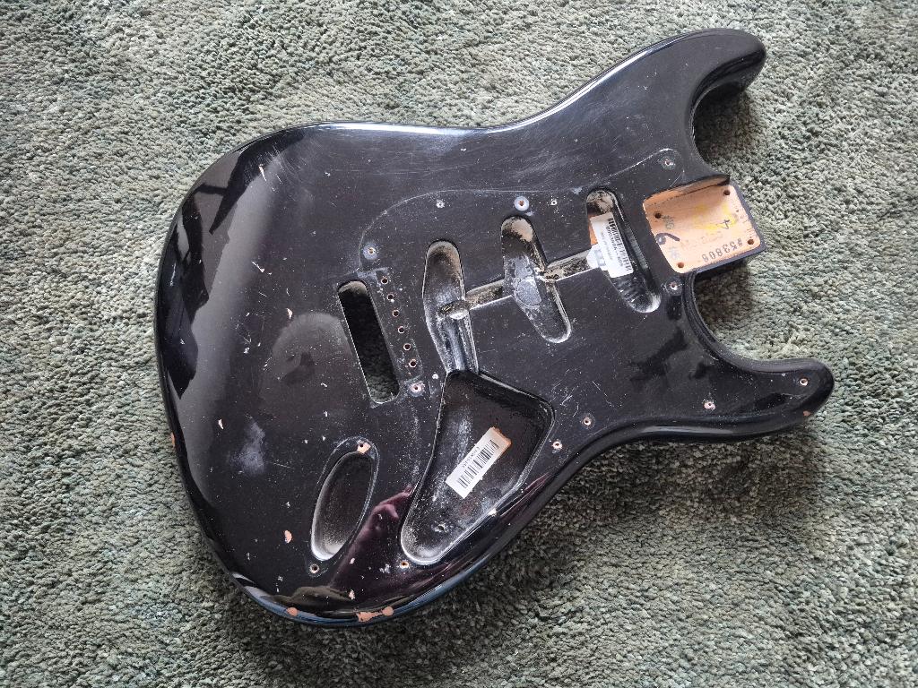 Fender AVRI '57 Stratocaster body zwart, Muziek en Instrumenten, Instrumenten | Onderdelen, Ophalen of Verzenden, Gebruikt, Elektrische gitaar