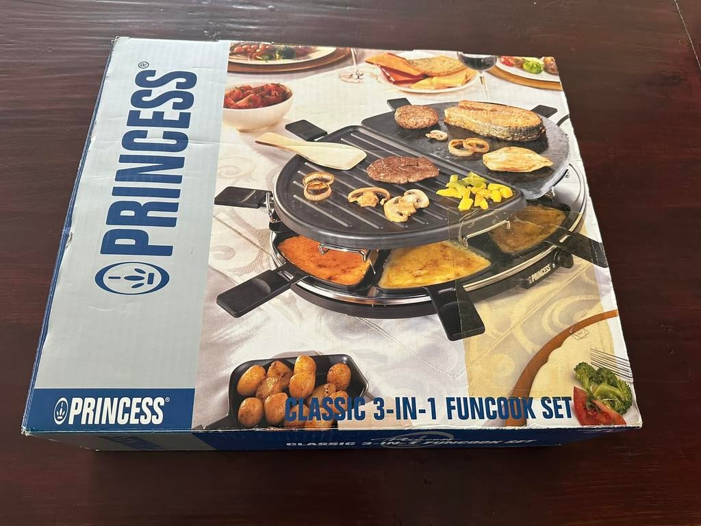Steengrill gourmetset, Ophalen of Verzenden, Zo goed als nieuw, 8 personen of meer