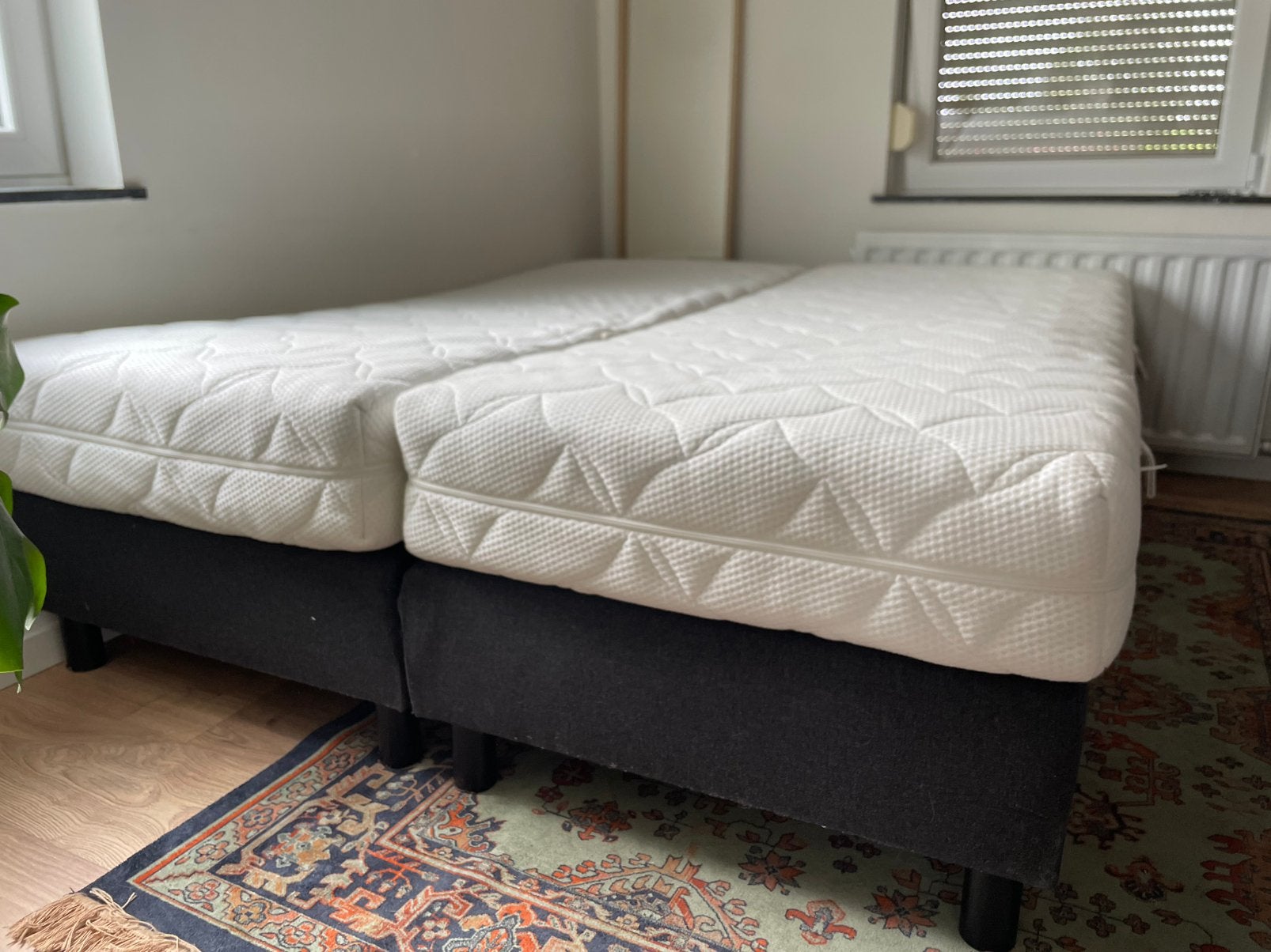 Swiss Sense Boxspring 160x200, Ophalen, Zo goed als nieuw, Tweepersoons, 160 cm