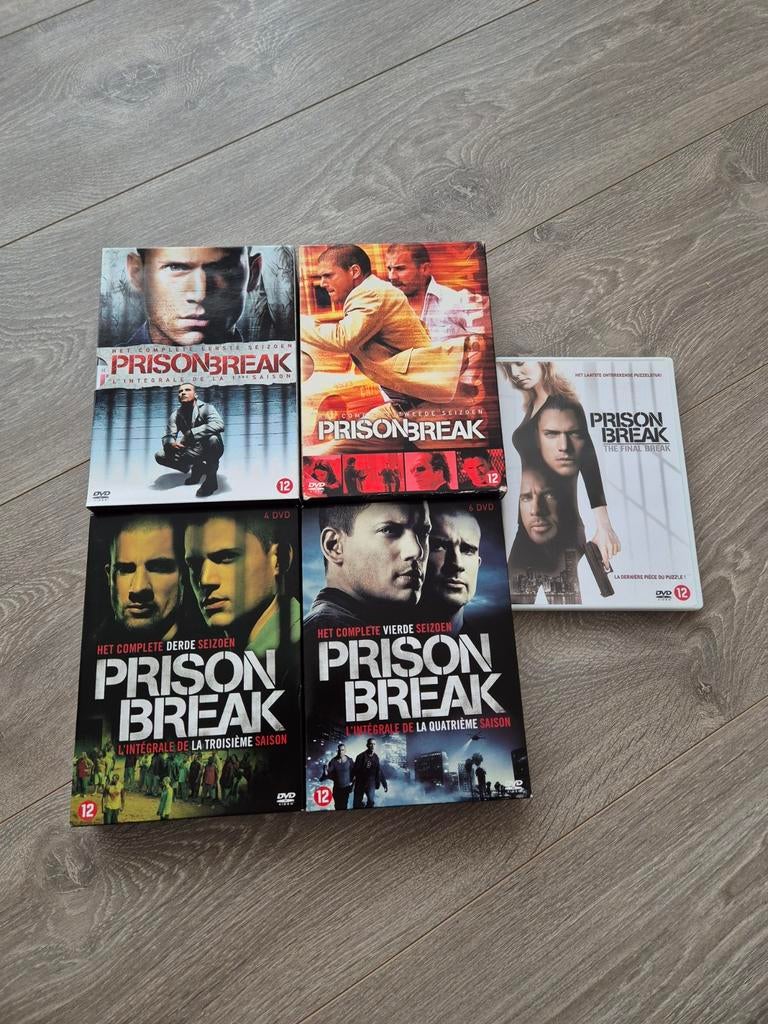 Prison Break Collectie: Seizoen 1 t/m 4 + Final Break DVD, Vanaf 12 jaar, Ophalen of Verzenden, Zo goed als nieuw, Actie en Avontuur