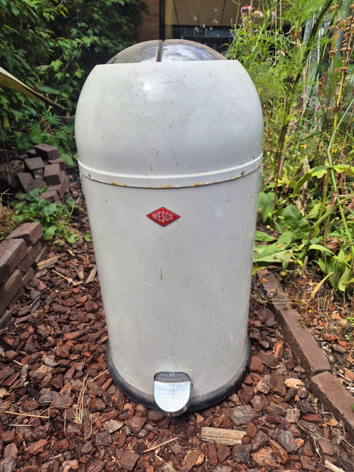 WESCO Kickmaster 33 l Prullenbak | sluit niet meer automatis, 40 liter of meer, Ophalen, Gebruikt